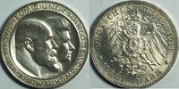Würtemberg 3 Mark Wilhelm II. 1891-1918 Silberhochzeit -