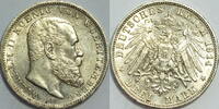Würtemberg 3 Mark Wilhelm II -