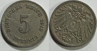 Kaiserreich 5 Pfennig 1910 G ss 8.37 元 含税 ＋  133.79 元 运费