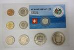 Schweiz Kursmünzsatz 8,86 SFR plus 1 $ Liberia 2007 st 292.85 元 含税 ＋  133.79 元 运费