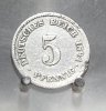 Kaiserreich 5 Pfennig 1894 J ss 8.37 元 含税 ＋  133.79 元 运费