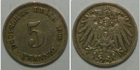 Kaiserreich 5 Pf 1909 D Kursmüze ss 8.37 元 含税 ＋  133.79 元 运费
