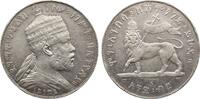 Ethiopia 1 Birr Menelik II -