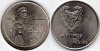 Cyprus 1974 Cyprus silver commemorative 500 mils (CP25) -
