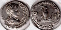 ROMAN EMPIRE ancient Roman silver denarius Emperor Geta -