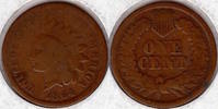 USA Indian Head penny 1864 with L -