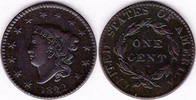 USA 1822 copper Large US Cent -
