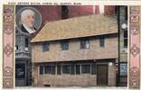 USA Paul Revere House vintage postcard -