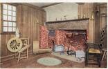 USA Paul Revere House kitchen vintage postcard -