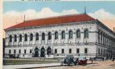 USA Boston Public Library vintage postcard -