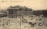 Belgium Flemish Theater and Victory Place Belgian vintage postcard -