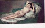 Spain two postcards depicting Goya paintings -