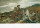 USA three postcards depicting Winslow Homer paintings -