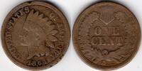 United States Indian Head penny copper-nickel 1864 (I64CN) -