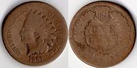 United States Indian Head penny 1861 (I61) -