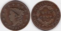 USA 1817 copper Large US Cent (L17) -