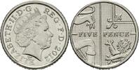 England 5 Pence Elisabeth II -