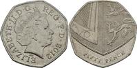 England 50 Pence Elisabeth II -
