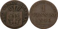 Deutschland 1 Pfennig Brandenburg-Preussen -