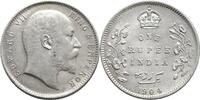 Britisch Indien 1 Rupee König Edward VII 1901-1910 -