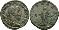 Italien AE-Sesterz Philippus I.Arabs(ANNONA AVG S-C) AE-Sesterz Philippus.I.Arabs 244-249.n.Chr.ANNONA AVG S-C. -