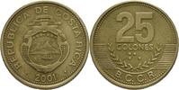 Costa Rica 25 Colones 2001 SS+ 41.84 元 含税 ＋  167.34 元 运费