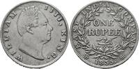 Britisch Indien one Rupee William IV -