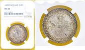United Kingdom Halfcrown Halfcrown NGC MS63 TOP POP James II -