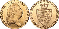 United Kingdom Guinea Half Guinea 8 over 7 George III -