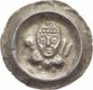 AUGSBURG, Bistum Brakteat Hartmann II. von Dillingen, 1250-1286. Brakteat. -