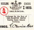 Keeling Cocos Isl. 1/4 Rupee P.S124 -
