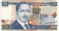 Kenya 20 Shillings P.35b -