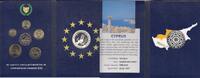 Cyprus 88 Cent + ZILVER PENNING SET(7) KM.NEW3 -