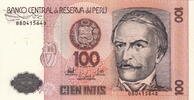 Peru 100 Intis 1987 P.133 unz 16.70 元 含税 ＋  200.42 元 运费