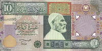 Libya 10 Dinars 2004 P.70 unz 292.85 元 含税 ＋  200.81 元 运费