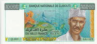 Djibouti 10.000 Francs P.41 -