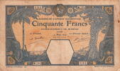 French West Africa 50 Francs P.9Bc -