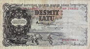 Latvian 10 Latu 1939 P.29d VF- 334.69 元 含税 ＋  200.81 元 运费