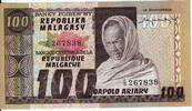 Madagascar 100 Francs P.63 -