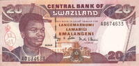 Swaziland 20 Emalangeni 2001 P.30 unz 79.49 元 含税 ＋  200.81 元 运费