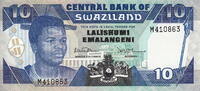 Swaziland 10 Emalangeni P.20a -