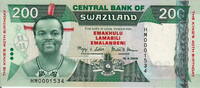 Swaziland 200 Emalangeni low nr P.35 -