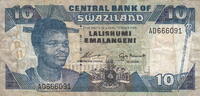Swaziland 10 Emalangeni P.24a -