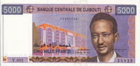 Djibouti 5.000 Francs P.44 -
