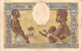 Madagascar 100 Francs 1937 P.40 VF 1,882.62 元 含税 ＋  317.95 元 运费