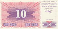 Bosnia-Herzegowina 10 Dinara P.10a -