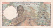 French West Africa 1.000 Francs P.42 -
