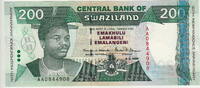 Swaziland 200 Emalangeni P.28 -
