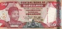 Swaziland 50 Emalangeni P.26b -
