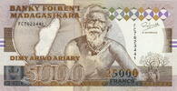 Madagascar 25.000 Francs P.74Aa -